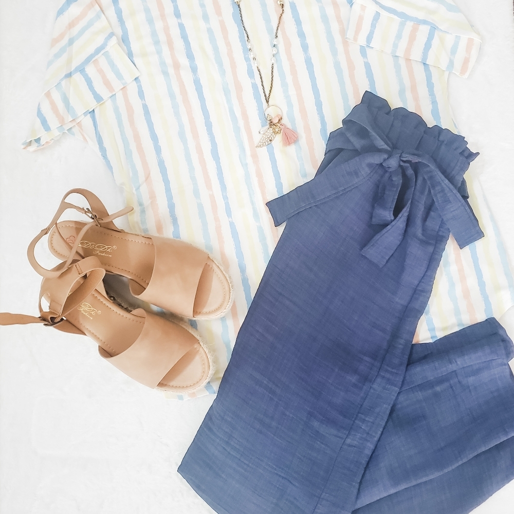 Pastel Striped Top